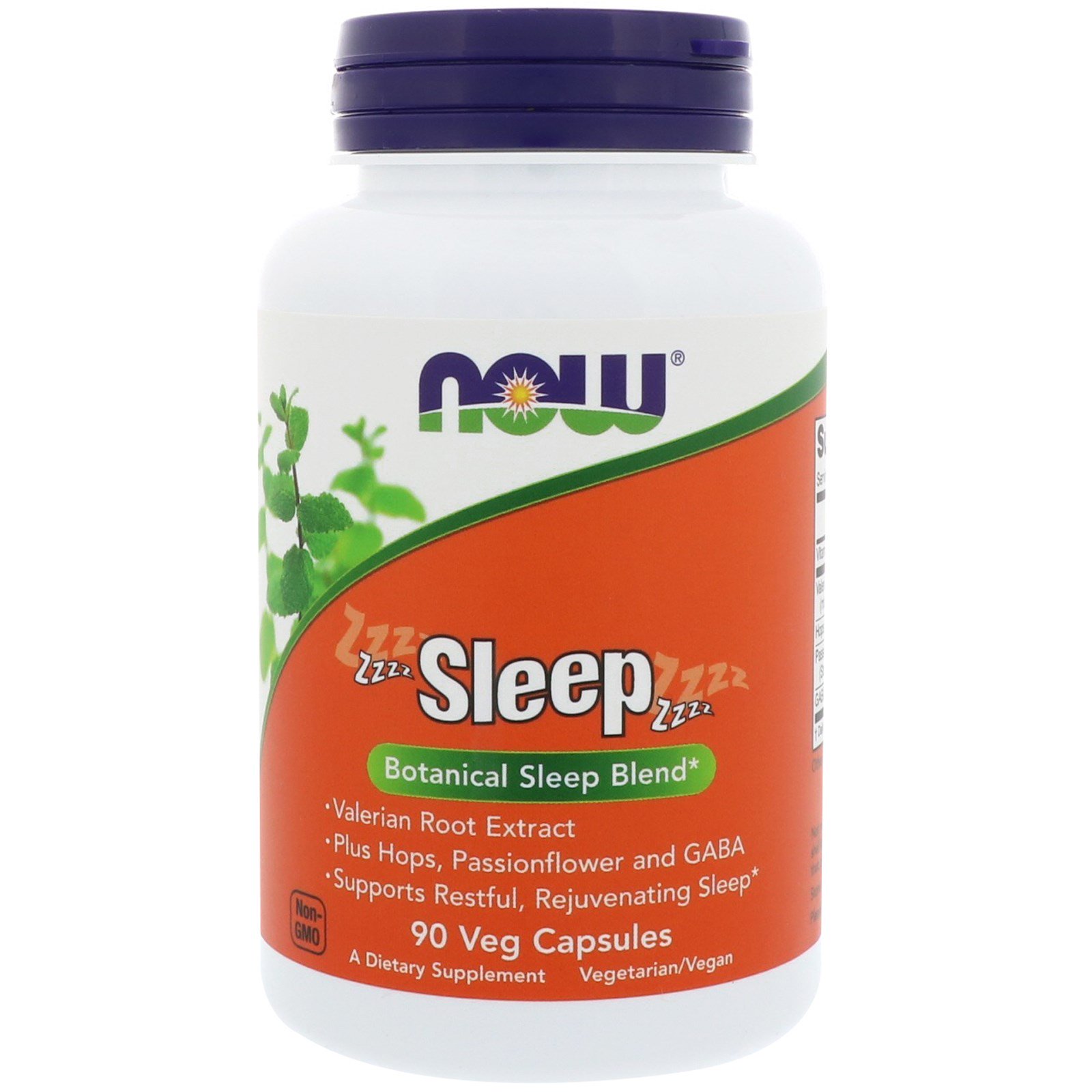 Comprar Now Foods, Sleep, Botanical Sleep Blend, 90 Cápsulas Vegetais