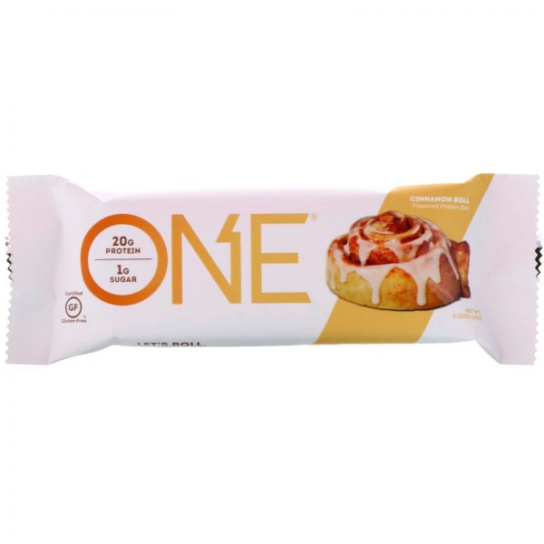 Comprar One Brands, ONE Bar, Cinnamon Roll, 12 Bars, 2.12 oz (60 g) Each - Imagem 4