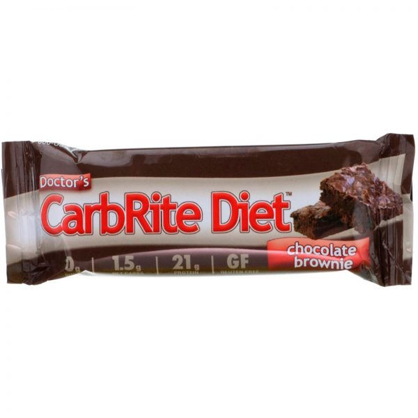Comprar Universal Nutrition, Doctor's CarbRite Diet Bars, Chocolate Brownie, 12 Bars, 2.00 oz (56.7 g) Each - Imagem 4