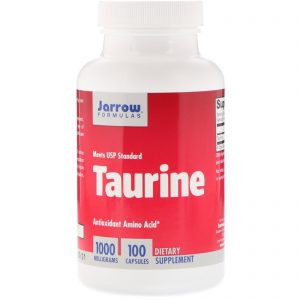 Comprar Jarrow Formulas, Taurina, 1000 mg, 100 Cápsulas