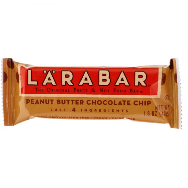 Comprar Larabar, The Original Fruit & Nut Food Bar, Peanut Butter Chocolate Chip, 16 Bars, 1.6 oz (45 g) Each - Imagem 4