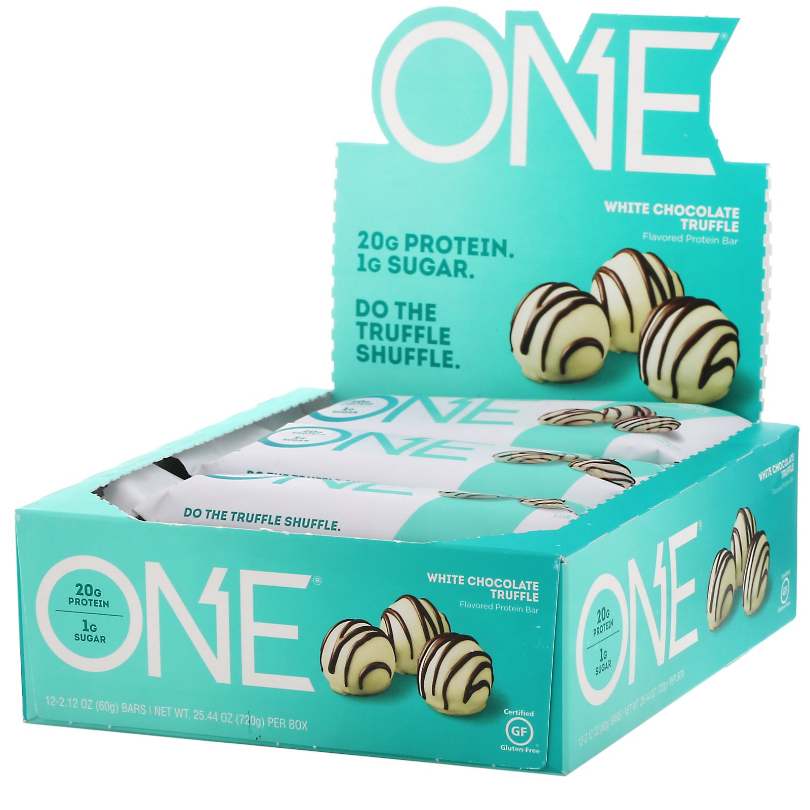 Comprar One Brands, ONE Bar, White Chocolate Truffle, 12 Bars, 2.12 oz (60 g) Each