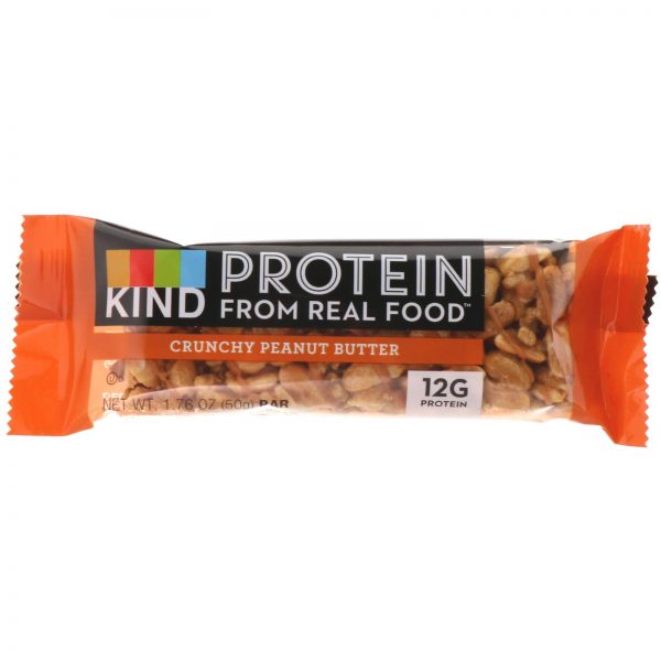 Comprar KIND Bars, Barrinhas Proteicas, Manteiga de Amendoim Crocante, 12 Barrinhas, 1,76 oz (50 g) Cada - Imagem 4