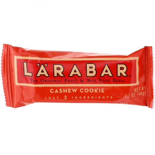 Comprar Larabar, The Original Fruit & Nut Food Bar, Cashew Cookie, 16 Bars, 1.7 oz (48 g) Each - Imagem 4