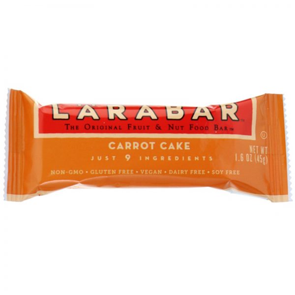 Comprar Larabar, The Original Fruit & Nut Food Bar, Carrot Cake, 16 Bars, 1.6 oz (45 g) Each - Imagem 4
