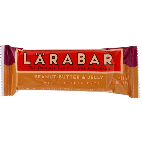 Comprar Larabar, The Original Fruit & Nut Food Bar, Peanut Butter & Jelly, 16 Bars, 1.7 oz (48 g) Each - Imagem 4