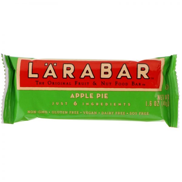 Comprar Larabar, The Original Fruit & Nut Food Bar, Apple Pie, 16 Bars, 1.6 oz (45 g) Each - Imagem 4