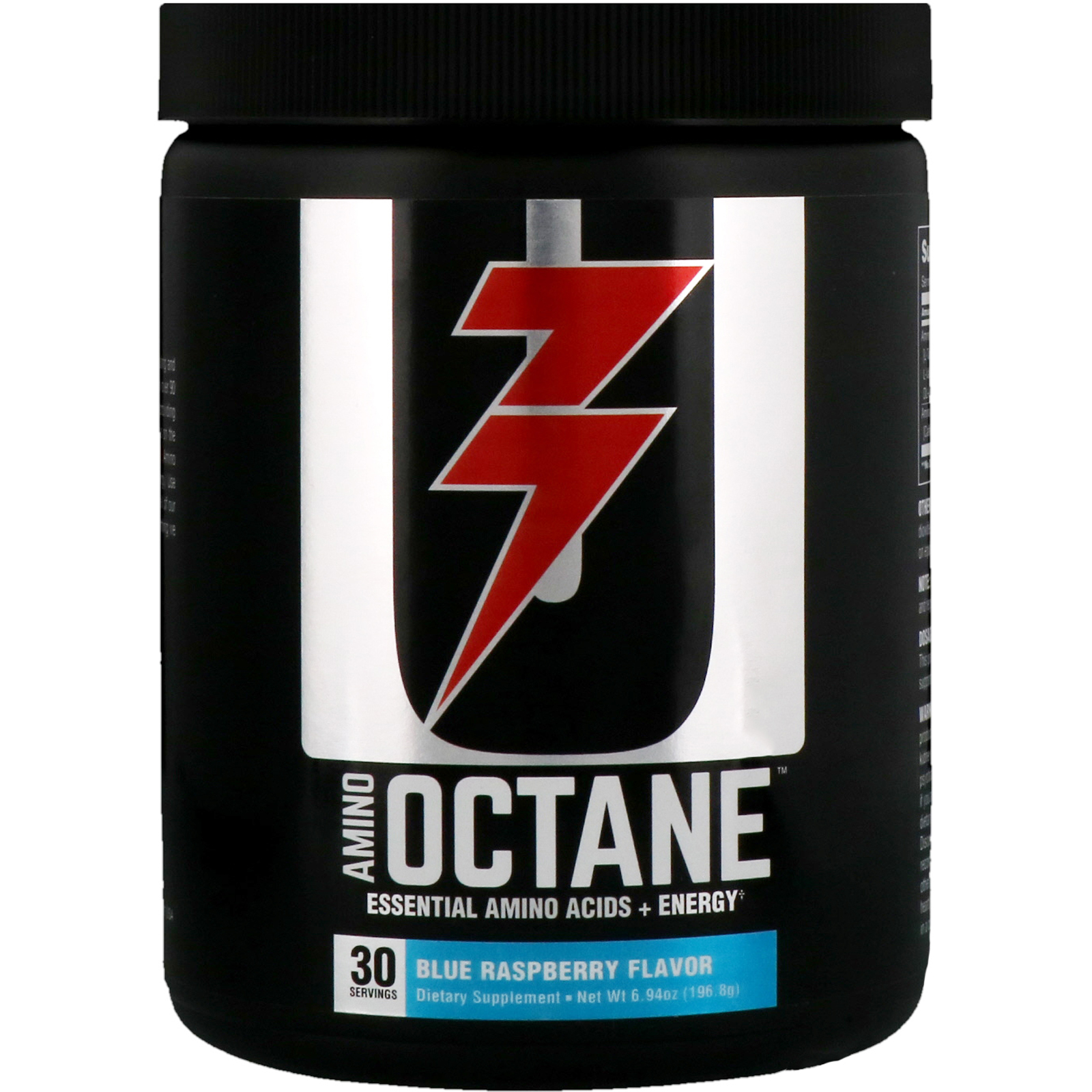Comprar Universal Nutrition, Amino Octane, Essential Amino Acids + Energy, Blue Raspberry, 6.94 oz (196.8 g)