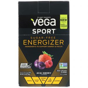 Comprar Vega, Sport, Energizador Sem Açúcar, Açaí, 30 Sachês, 0,11 oz (3,2 g) Cada