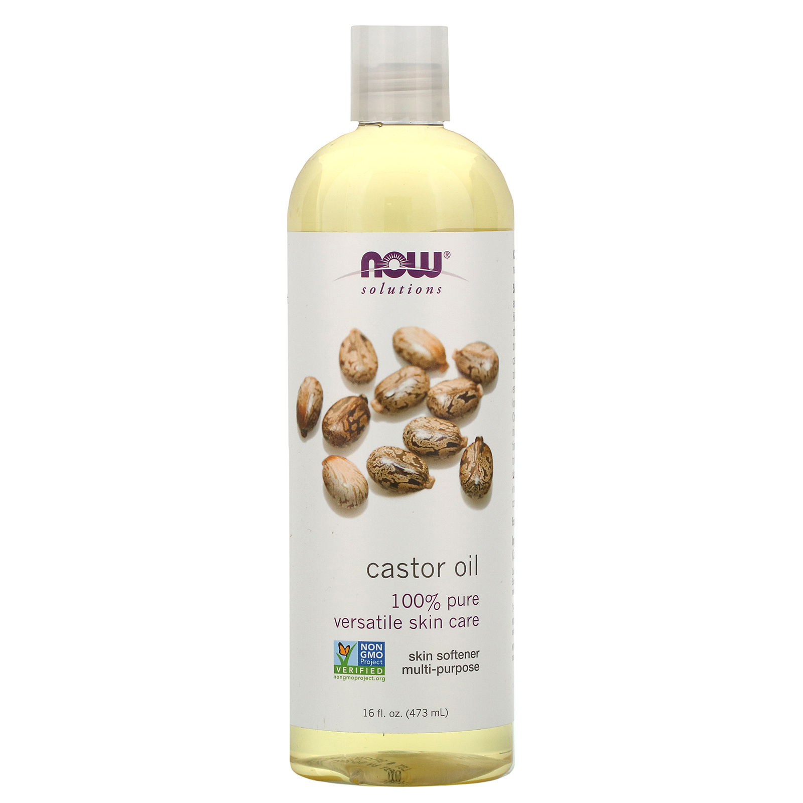Comprar Now Foods, Soluções, Óleo de Rícino, 473 ml (16 fl oz)