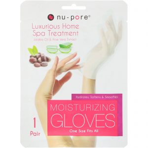 Comprar Nu-Pore, Luvas Hidratantes, Óleo de Jojoba e Extrato de Aloé Vera, 1 Par