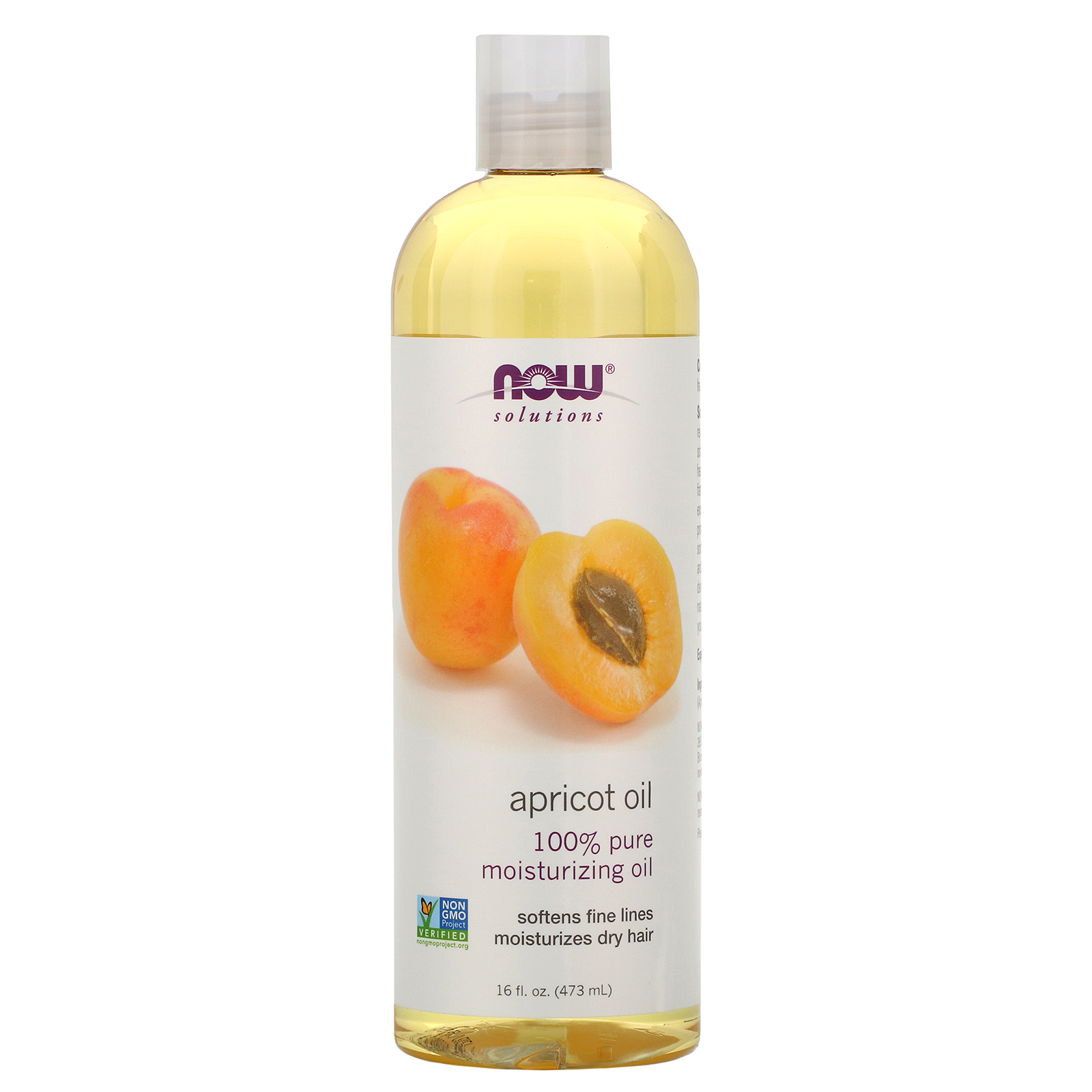 Comprar Now Foods, Solutions, Óleo de Damasco, 473 ml (16 fl oz)