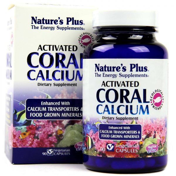 Comprar Nature's Plus, Cálcio Coral Ativado 345 mg - 90 Cápsulas Vegetarianas - Imagem 4