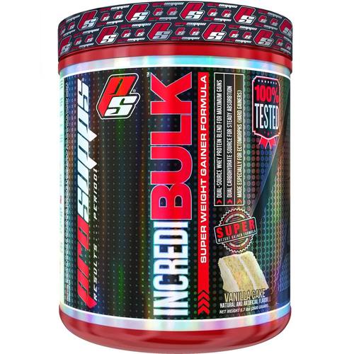 Comprar ProSupps IncrediBulk, Bolo de baunilha - 6 lbs