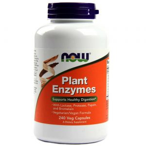 Comprar Now Foods, Planta Enzimas - 240 Cápsulas Vegetarianas