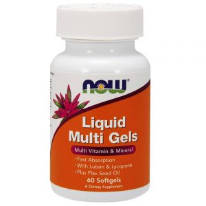 Comprar Multi Géis Líquidos Now Foods 60 Cápsulas em Gel