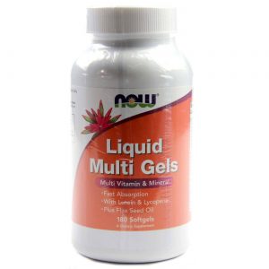Comprar Now Foods, Multivitamínico e Minerais em Géis Líquidos - 180 Cápsulas em Gel