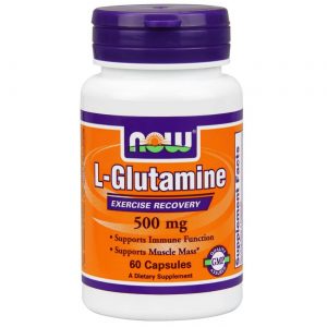 Comprar L-Glutamina 500 mg Now Foods 60 Cápsulas