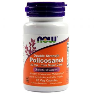 Comprar Now Foods, Policosanol 20 mg da Cana de Açúcar - 90 Cápsulas Vegetarianas