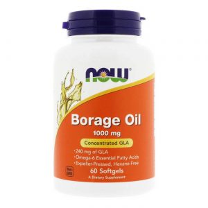 Comprar Now Foods, Óleo de Borragem 1000 mg - 60 Cápsulas em Gel