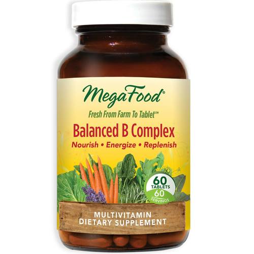 Comprar MegaFood Balanced B Complexo - 60 Tabletes