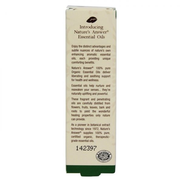 Comprar Nature's Answer, Óleo Essencial de Cravo Orgânico - 0,5 fl oz (15mL) - Imagem 4