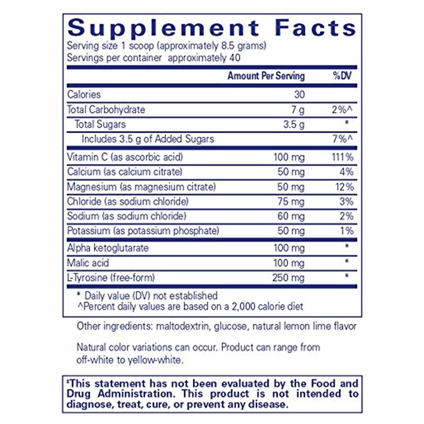 Comprar Pure Encapsulations, Fórmula de Energia Eletrolítica - 12 oz (340 g) - Imagem 2