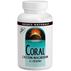 Comprar Source Naturals Coral Cálcio / Magnésio relação 2:1 180 Cápsulas