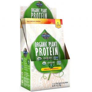Comprar Garden of Life, Proteína Vegetal Orgânica, Energia Suave - 5 Pacotes - 24 g (Cada)