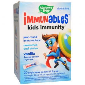 Comprar Nature's Way Immunables Kids Immunity, Baunilha - 30 Packets