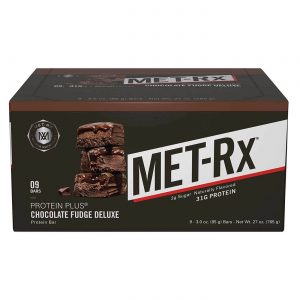 Comprar MET-Rx Proteína mais Barras, Chocolate Fudge Deluxe - 9 Barras