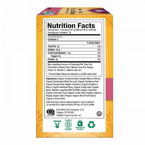 Comprar Yogi Tea Organic, Equilíbrio Probiótico da Especiaria com Canela - 16 Saquinhos de Chá - Imagem 4