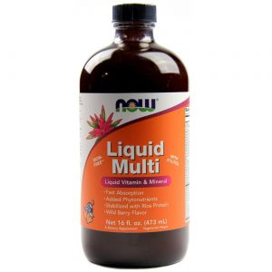 Comprar Now Foods, Líquido Multi - sem ferro - 473mL