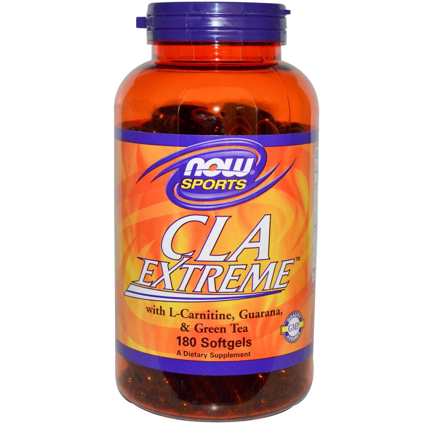 Comprar Now Foods, CLA Extreme™ com L-Carnitina, Guaraná e Chá Verde - 180 Cápsulas em Gel