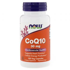 Comprar Now Foods, CoQ10 30 mg - 120 Cápsulas Vegetarianas