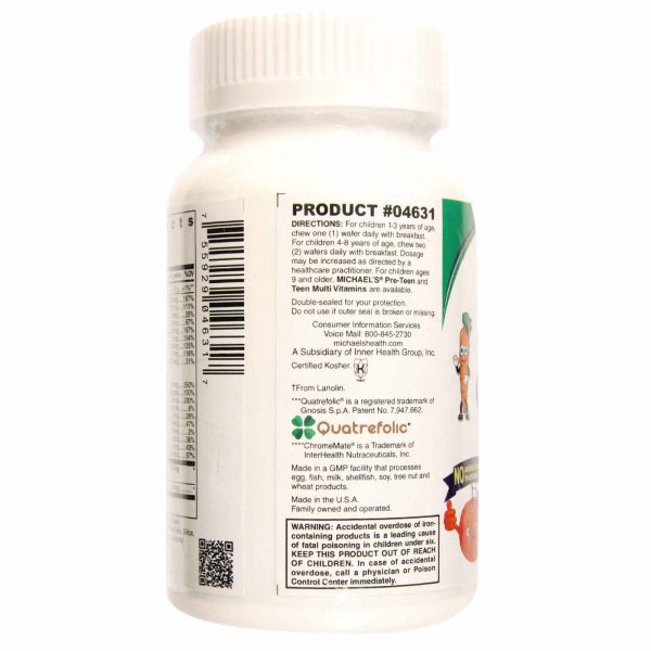 Comprar Michael's, Multivitamínico Infantil - 60 Pastilhas Mastigáveis - Imagem 5