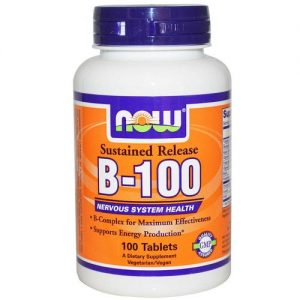 Comprar Now Foods, Vitamina B-100 - 100 Tabletes