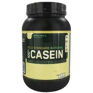 Comprar Optimum Nutrition, Caseína 100% Natural Gold Standard, Sabor Baunilha Cremosa - 907 g (2 lbs)