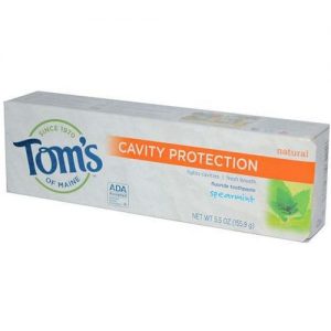 Comprar Tom's of Maine, Creme Dental Com Flúor Proteção Anti-Cáries, Hortelã - 155.9 g (5,5 oz)