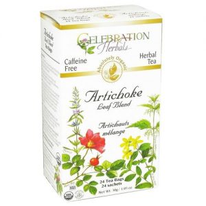 Comprar Celebration Herbals, Chá de Mistura de Folhas de Alcachofra Orgânica - 24 Saquinhos de Chá