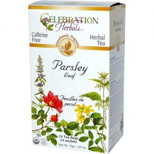 Comprar Celebration Herbals, Chá de Folha de Salsa Orgânica - 24 Saquinhos de Chá