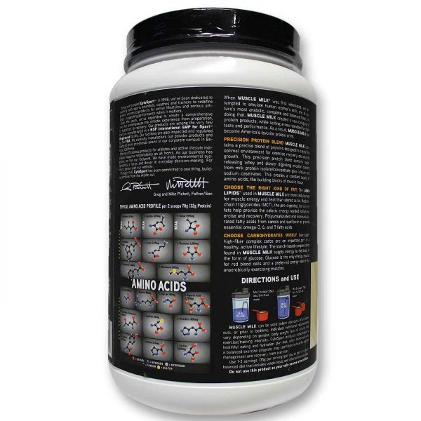 Comprar CytoSport, Mix de Proteínas Muscle Milk®, Creme de Baunilha - 2.47 lbs/ 1120 g - Imagem 4