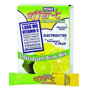 Comprar Now Food, Effer-C Sabor Lima-Limão - 30 Pacotes
