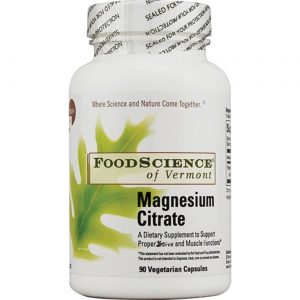 Comprar FoodScience of Vermont, Citrato de Magnésio - 140 mg - 90 Cápsulas