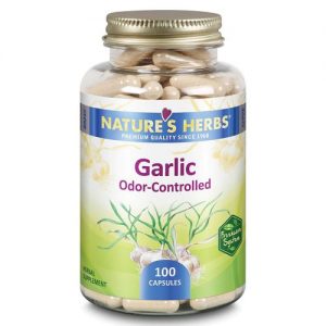 Comprar Nature's Herbs, Alho - Inodoro - 100 Cápsulas