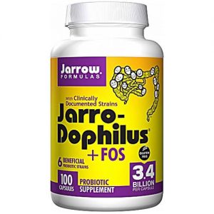 Comprar Jarrow Formulas, Jarro-Dophilus + FOS - 100 Cápsulas