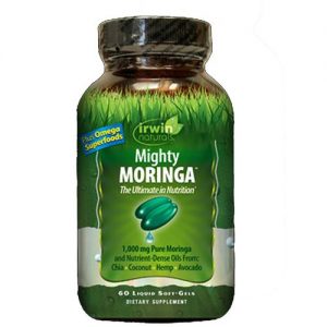 Comprar Mighty Moringa Irwin Naturals 60 cápsulas líquidas