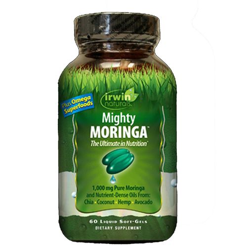 Comprar Mighty Moringa Irwin Naturals 60 cápsulas líquidas
