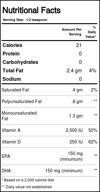Comprar Kirkman Labs Cod Liver Oil, Sem sabor - 16 fl oz - Imagem 3