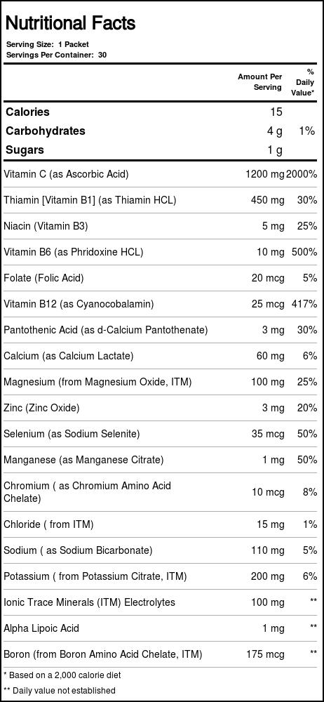 Comprar Trace Minerals Research Electrolyte Stamina Power Pak, Pomegranate Blueberry - 30 Packets - Imagem 4